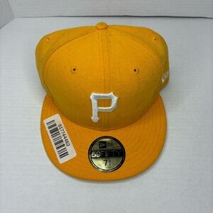 New Era Pittsburgh Pirates 59Fifty Fitted Hat Size 7 5/8 Used Great condition